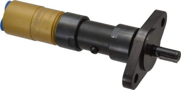 Ingersoll-Rand - 0.14 - 0.19 hp Reversible Air Actuated Motor - 44:1 Gear Ratio, 262 Max RPM, 1" Shaft Length, 6.6" OAL, 3/8" Shaft Diam - Eagle Tool & Supply