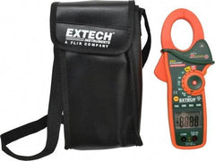 Extech - EX810, CAT III, Digital Average Responding Auto Ranging Clamp Meter with 1.7" Clamp On Jaws - 600 VAC/VDC, 1000 AC Amps, Measures Current, Temperature - Eagle Tool & Supply