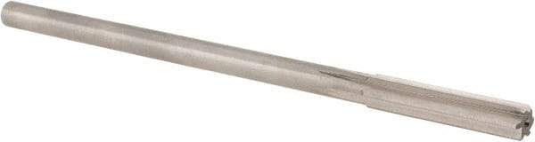 Alvord Polk - 0.3155" High Speed Steel 6 Flute Chucking Reamer - Straight Flute, 0.2792" Straight Shank, 1-1/2" Flute Length, 6" OAL - Eagle Tool & Supply