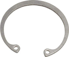 Rotor Clip - 0.05" Thick, Passivated Finish, Stainless Steel Snap Internal Retaining Ring - 0.056" Groove Width, 0.043" Groove Depth, 1.461" Groove Diam, Grade 15-7 Grade 632 - Eagle Tool & Supply