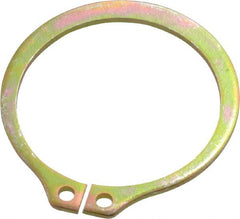 Rotor Clip - 11/16" Shaft Diam, 0.646" Groove Diam, Spring Steel External SH Style Retaining Ring - Eagle Tool & Supply