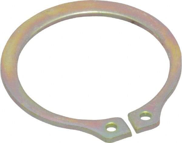 Rotor Clip - 20.85mm Groove Diam, 7/8" Shaft Diam, Cadmium-Plated Steel, Snap External Retaining Rings - 0.046" Groove Width, 0.027" Groove Depth, 0.042" Ring Thickness, Grade 1060-1090 - Eagle Tool & Supply