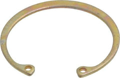 Rotor Clip - 0.05" Thick, Cadmium-Plated Finish, Steel Snap Internal Retaining Ring - 0.056" Groove Width, 0.047" Groove Depth, 1.594" Groove Diam, Grade 1060-1090 - Eagle Tool & Supply
