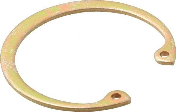 Rotor Clip - 0.062" Thick, Cadmium-Plated Finish, Steel Snap Internal Retaining Ring - 0.068" Groove Width, 0.05" Groove Depth, 1.725" Groove Diam, Grade 1060-1090 - Eagle Tool & Supply