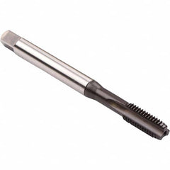 Emuge - M14x2.00 Metric 6H 0 Flute TiCN Finish Cobalt Machine Tap - Eagle Tool & Supply