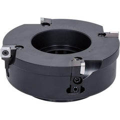 Indexable Square-Shoulder Face Mill:  SFP4008R,  47.6300″ Arbor Hole Dia, Uses  4,  SPHA Inserts,  No,  Series  SFP