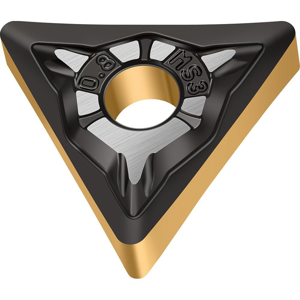Turning Insert:  TNMG431-MS3 WPP20G,  Solid Carbide TiCN, Al2O3 & TiN Finish,  Neutral,  0.8660″ Long,  1/2″ Inscribed Circle,  0.0160″ Corner Radius,  60.0 &deg N/A Triangle,  Series  TNMG-MS3