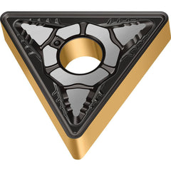 Turning Insert:  TNMG434-RP5 WPP10G,  Solid Carbide TiCN, Al2O3 & TiN Finish,  Neutral,  0.8660″ Long,  1/2″ Inscribed Circle,  0.0630″ Corner Radius,  60.0 &deg N/A Triangle,  Series  TNMG-RP5