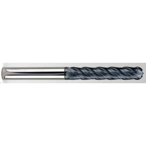 1/2″ Dia. × 1/2″ Shank × 2″ DOC × 5″ OAL, Carbide AlTiN, Spiral , 4 Flute, 38° Helix, Ballnose End Mill