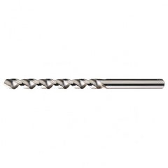 #27 RHS / RHC HSS 118 Degree Radial Point High Helix Taper Length Drill - Bright - Eagle Tool & Supply