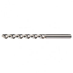 #45 RHS / RHC HSS 118 Degree Radial Point High Helix Taper Length Drill - Bright - Exact Industrial Supply