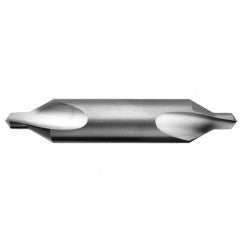 #3 × 2″ OAL 60 Degree HSS Plain Center Drill Bright - Eagle Tool & Supply