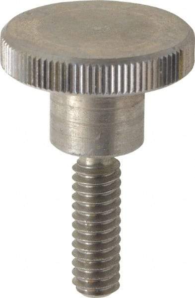 KIPP - 24mm Head, Knurled Knob - Threaded Stem, Stainless Steel - Eagle Tool & Supply
