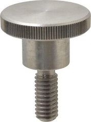 KIPP - 30mm Head, Knurled Knob - Threaded Stem, Stainless Steel - Eagle Tool & Supply