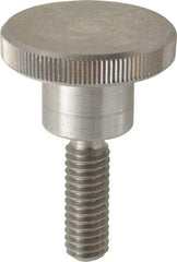 KIPP - 30mm Head, Knurled Knob - Threaded Stem, Stainless Steel - Eagle Tool & Supply