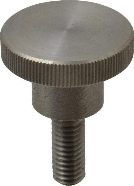 KIPP - 36mm Head, Knurled Knob - Threaded Stem, Stainless Steel - Eagle Tool & Supply