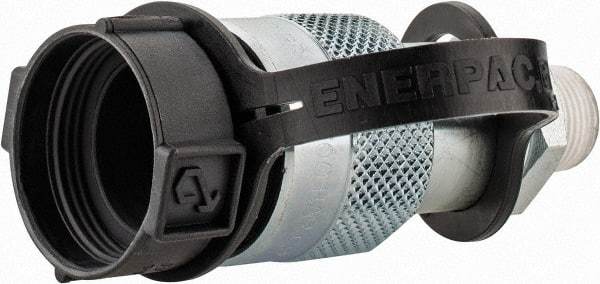 Enerpac - 3/8 NPTF Hydraulic Hose High-Flow Female Coupler - 10,000 psi - Eagle Tool & Supply