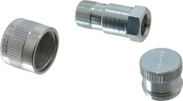 Enerpac - 3/8 NPTF Hydraulic Hose Regular-Flow Female Coupler - 10,000 psi - Eagle Tool & Supply