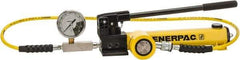 Enerpac - 20 Ton Capacity, Cylinder No. RCS-201, Manual Hydraulic Pump & Cylinder Set - Pump No. P-392 - Eagle Tool & Supply