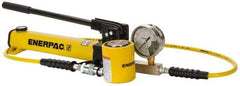 Enerpac - 30 Ton Capacity, Cylinder No. RCS-302, Manual Hydraulic Pump & Cylinder Set - Pump No. P-392 - Eagle Tool & Supply