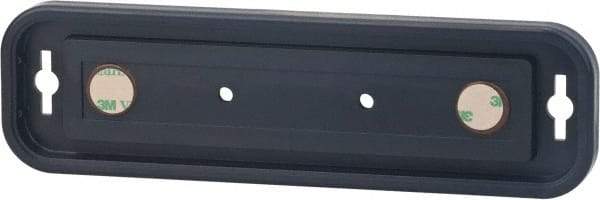 NMC - 8 Inch Wide x 2 Inch High Sign Compatibility, Plastic Round Sign Frame - Black - Eagle Tool & Supply