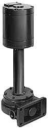 Graymills - 115 Volt, 1/6 hp, 1 Phase, 3,450 RPM, Cast Iron Flanged Outside Suction Machine Tool & Recirculating Pump - 7-1/2" Long x 4-1/2" Mounting Flange Width, NPT Thread, Glass Filled Celcon Impeller - Eagle Tool & Supply