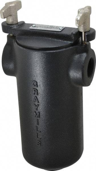 Graymills - 1 Outlet Size, Pump Filter - 11-3/4 Long, 30 Mesh - Eagle Tool & Supply