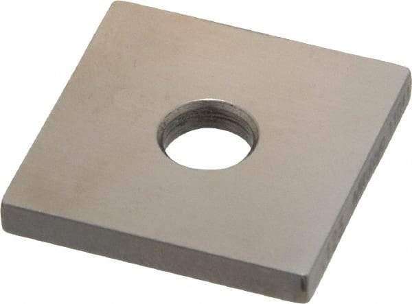 Mitutoyo - 0.123" Square Steel Gage Block - Accuracy Grade 0, Includes Certificate of Inspection - Eagle Tool & Supply