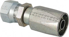 Parker - 3/4-16 Thread Hydraulic Hose Fitting - -8 Hose Size, 1/2" Hose Diam - Eagle Tool & Supply