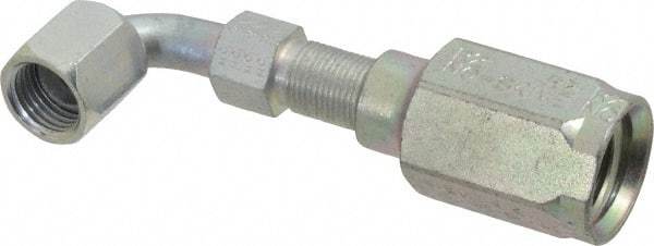 Parker - 9/16-18 Thread Hydraulic Hose Fitting - -6 Hose Size, 3/8" Hose Diam - Eagle Tool & Supply
