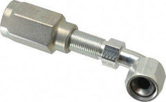 Parker - 3/4-16 Thread Hydraulic Hose Fitting - -8 Hose Size, 1/2" Hose Diam - Eagle Tool & Supply