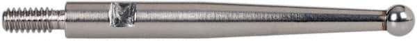 INTERAPID - 0.08" Ball Diam, Steel, Ball Test Indicator Contact Point - 13/16" Contact Point Length, Use with Brown & Sharpe 310-3, 311-3, 310-b-3, 311-bn-3, 312-3 & 312-4 INTERAPID 312 Dial Test Indicators - Eagle Tool & Supply