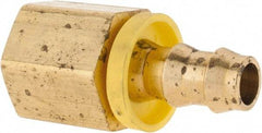 Parker - 3/8-18 Thread Hydraulic Hose Fitting - -6 Hose Size, 3/8" Hose Diam - Eagle Tool & Supply