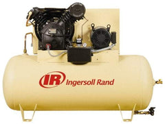Ingersoll-Rand - 7.5 hp, 80 Gal Stationary Electric Vertical Air Compressor - Single Phase, 175 Max psi, 24.3 CFM, 230 Volt - Eagle Tool & Supply