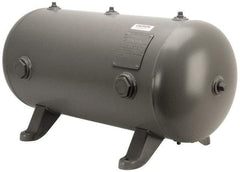 Made in USA - 20 Gallon, 200 Max psi Horizontal Tank - 1-1/2" Inlet, 33" Tank Length x 14" Tank Diam - Eagle Tool & Supply