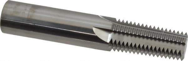 Scientific Cutting Tools - 1, 2 - 11-1/2 Thread, 3/4" Shank Diam, Bright Coating, Solid Carbide Straight Flute Thread Mill - 5 Flutes, 4" OAL, 1" Min Noml Diameter - Eagle Tool & Supply