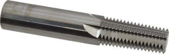 Scientific Cutting Tools - 1, 2 - 11-1/2 Thread, 3/4" Shank Diam, Bright Coating, Solid Carbide Straight Flute Thread Mill - 5 Flutes, 4" OAL, 1" Min Noml Diameter - Eagle Tool & Supply