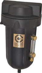 Coilhose Pneumatics - 1/2" Port, 7" High, FRL Filter with Aluminum Bowl & Automatic Drain - 250 Max psi, 250°F Max, 8 oz Bowl Capacity - Eagle Tool & Supply