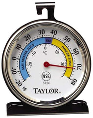 Taylor - Cooking & Refrigeration Thermometers Type: Refrigeration Thermometer Maximum Temperature (F): 60 - Eagle Tool & Supply