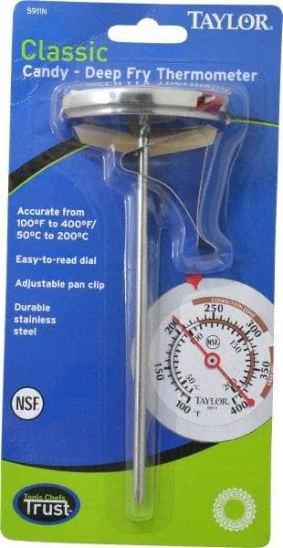 Taylor - Cooking & Refrigeration Thermometers Type: Cooking Thermometer Maximum Temperature (F): 400 - Eagle Tool & Supply