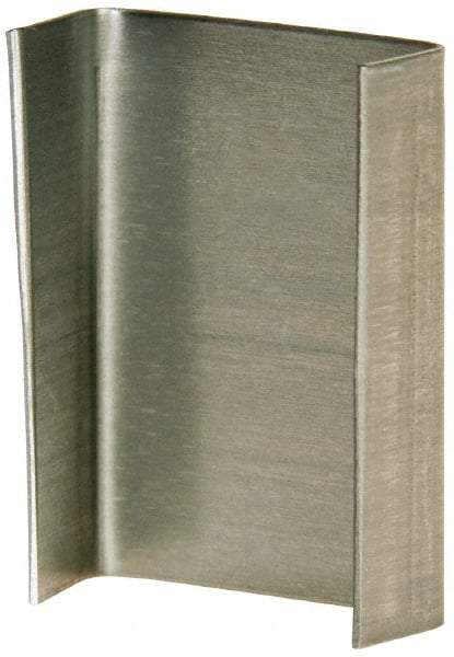 Made in USA - 3/4 Inch Wide, Snap On, Steel Open Seal - 1,000 Piece - Eagle Tool & Supply
