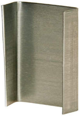 Made in USA - 3/4 Inch Wide, Snap On, Steel Open Seal - 1,000 Piece - Eagle Tool & Supply
