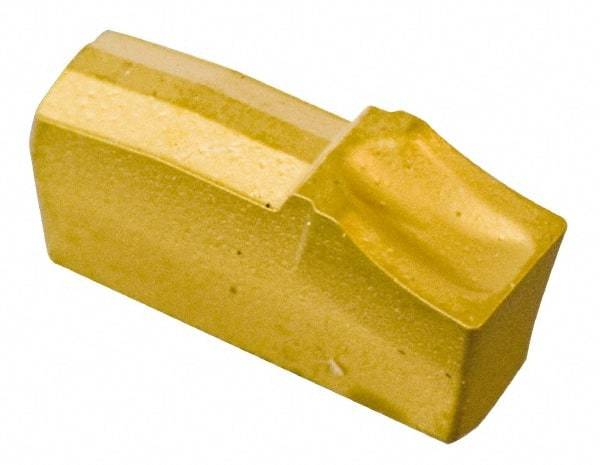 Kennametal - A2022 CF KC5025 Grade, 0.0866" Cutting Width, Carbide Cutoff Insert - 10° Left Hand Lead Angle, TiAlN Coated - Eagle Tool & Supply