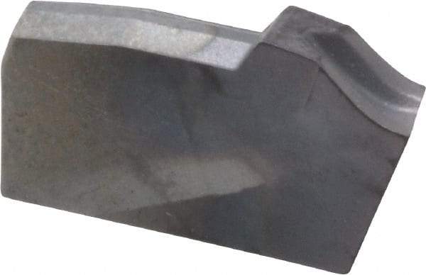 Kennametal - A2022 CF KC5025 Grade, 0.0866" Cutting Width, Carbide Cutoff Insert - 10° Right Hand Lead Angle, TiAlN Coated - Eagle Tool & Supply