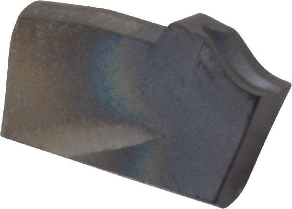 Kennametal - A2022 CF KC5025 Grade, 0.0866" Cutting Width, Carbide Cutoff Insert - 0° Neutral Lead Angle, 0.0079" Cnr Rad, TiAlN Coated - Eagle Tool & Supply