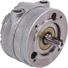 Gast - 0.92 hp Clockwise Hub Air Actuated Motor - 0:00 Gear Ratio, 3,000 Max RPM, 1.13" Shaft Length, 1/2" Shaft Diam - Eagle Tool & Supply