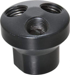 Value Collection - 1/4" Inlet, 1/4" Outlet Manifold - 1-1/2" Long x 1-1/2" Wide 1-1/2" High, 5/8" Mount Hole, 1 Inlet Port, 3 Outlet Ports - Eagle Tool & Supply