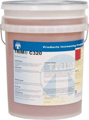 Master Fluid Solutions - Trim C320, 5 Gal Pail Cutting & Grinding Fluid - Synthetic, For Drilling, Form-Grinding, Reaming, Tapping - Eagle Tool & Supply