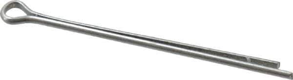 Value Collection - 1/16" Diam x 1-1/2" Long Extended Prong Cotter Pin - Grade 2, Zinc-Plated, Steel - Eagle Tool & Supply