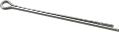 Value Collection - 1/16" Diam x 1-1/2" Long Extended Prong Cotter Pin - Grade 2, Zinc-Plated, Steel - Eagle Tool & Supply